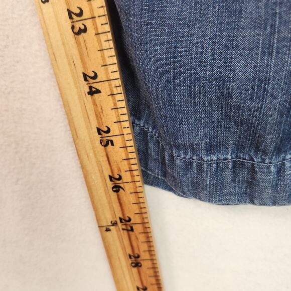 Cloth and Stone Tab Sleeve Utility Jumpsuit Women’s SZ XS 100% Tencel EUC - Picture 12 of 16